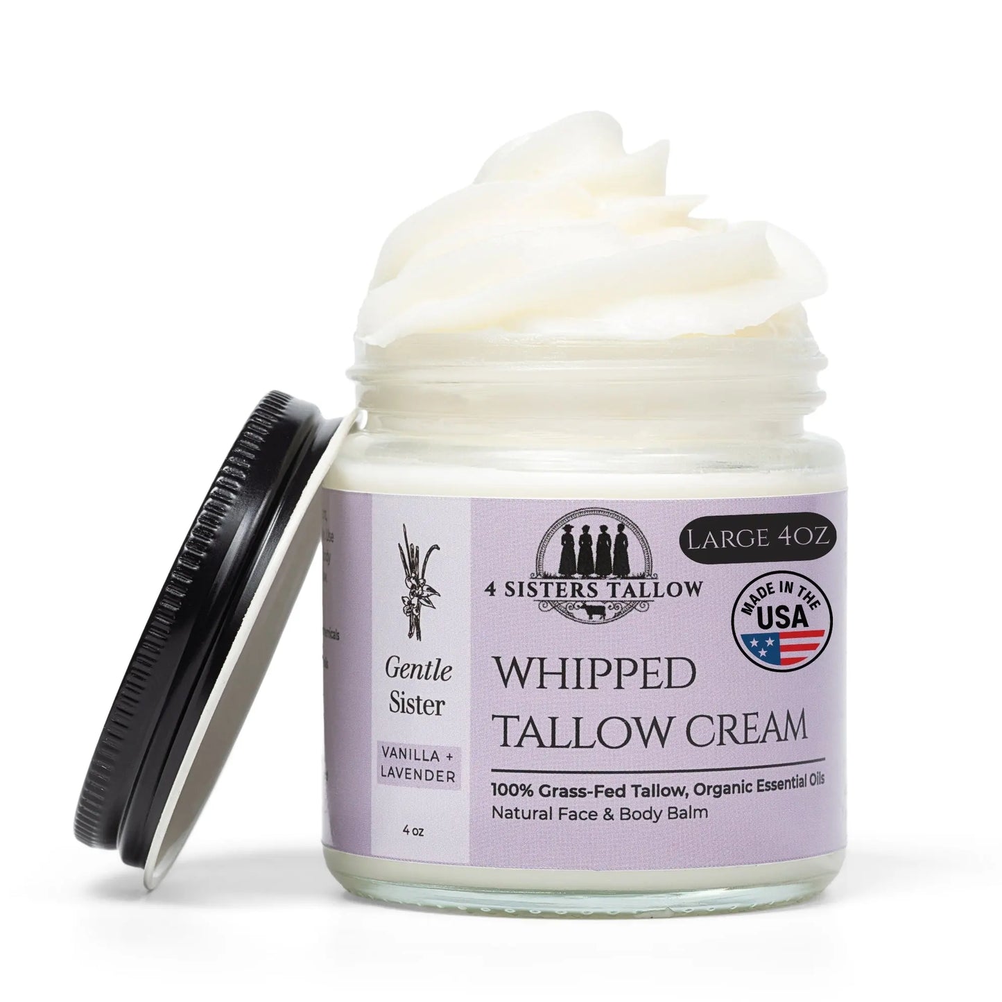 The Gentle Sister - Vanilla & Lavender Four Sisters Tallow