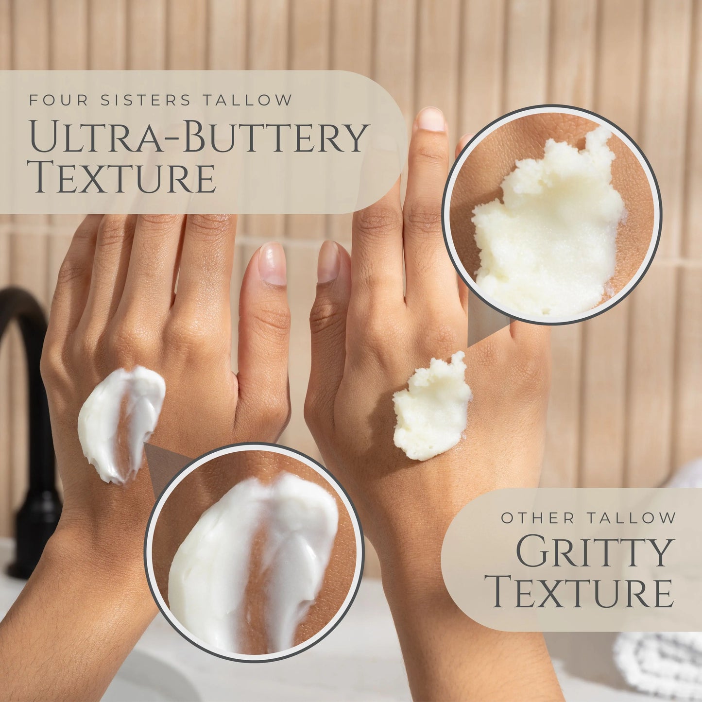 Scent: Orange, Vanilla & Frankincense Whipped Tallow Balm for face and skin