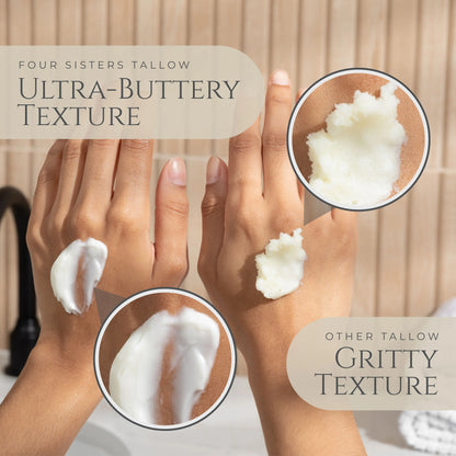 Scent: Orange, Vanilla & Frankincense Whipped Tallow Balm for face and skin