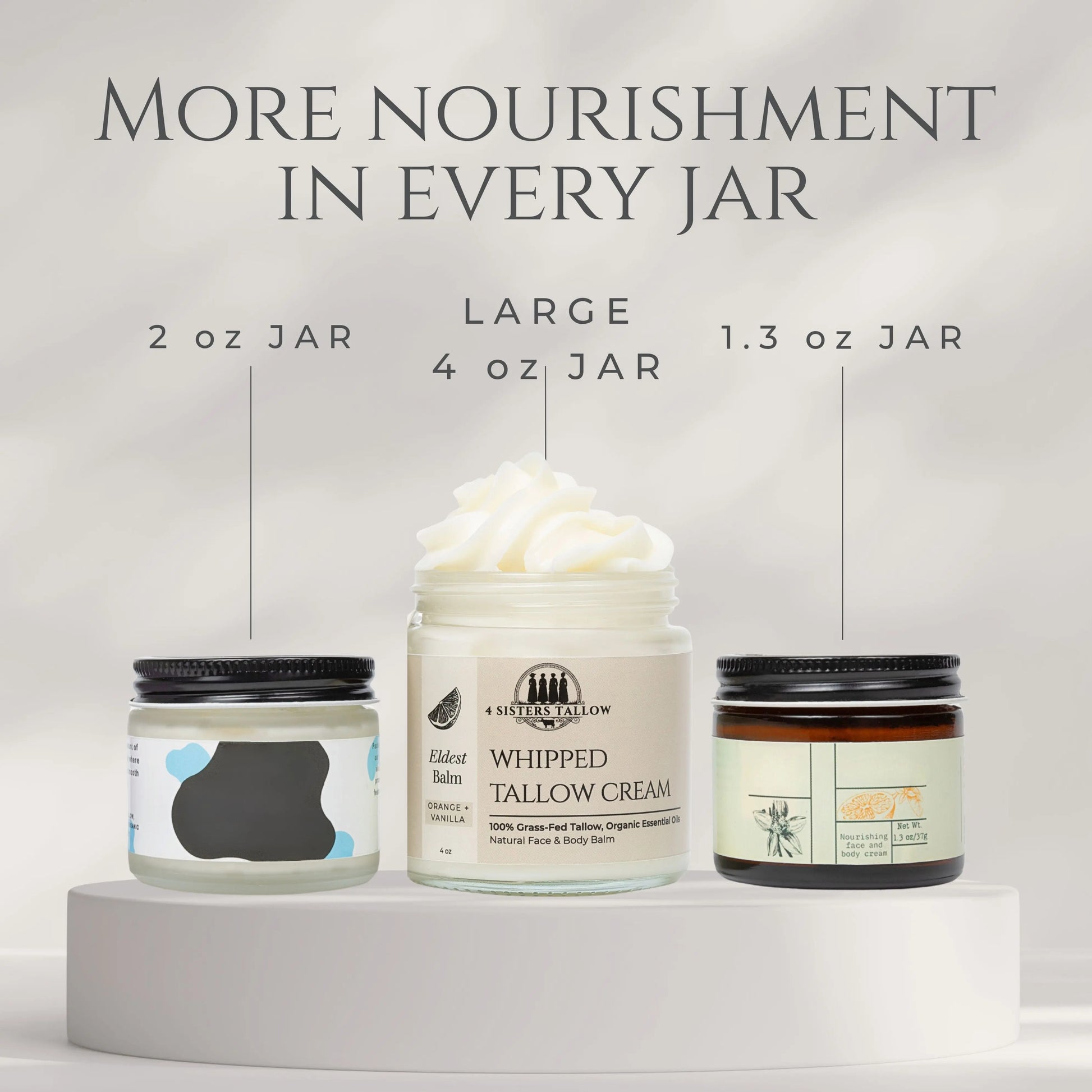 Scent: Orange, Vanilla & Frankincense Whipped Tallow Balm for face and skin